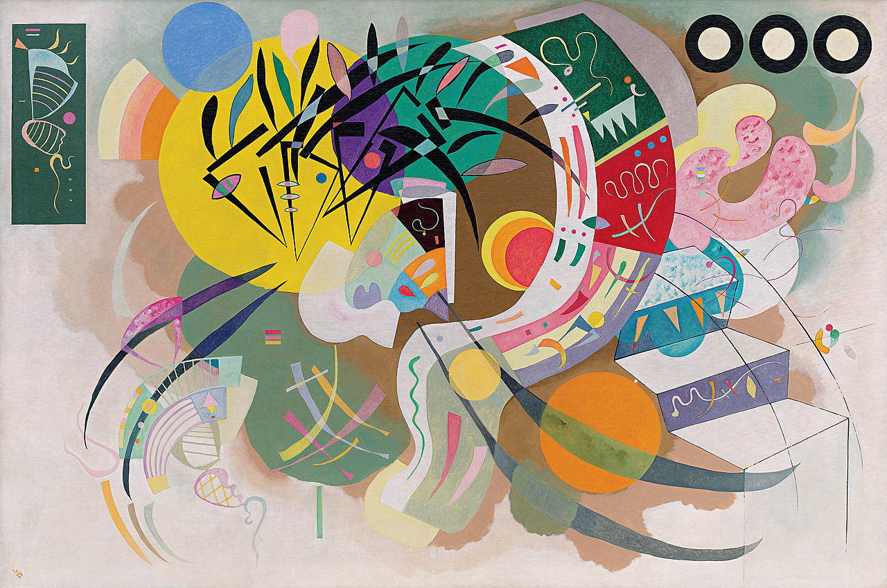 Het favoriete kunstwerk van Man-Yee: Dominant Curve door Kandinsky